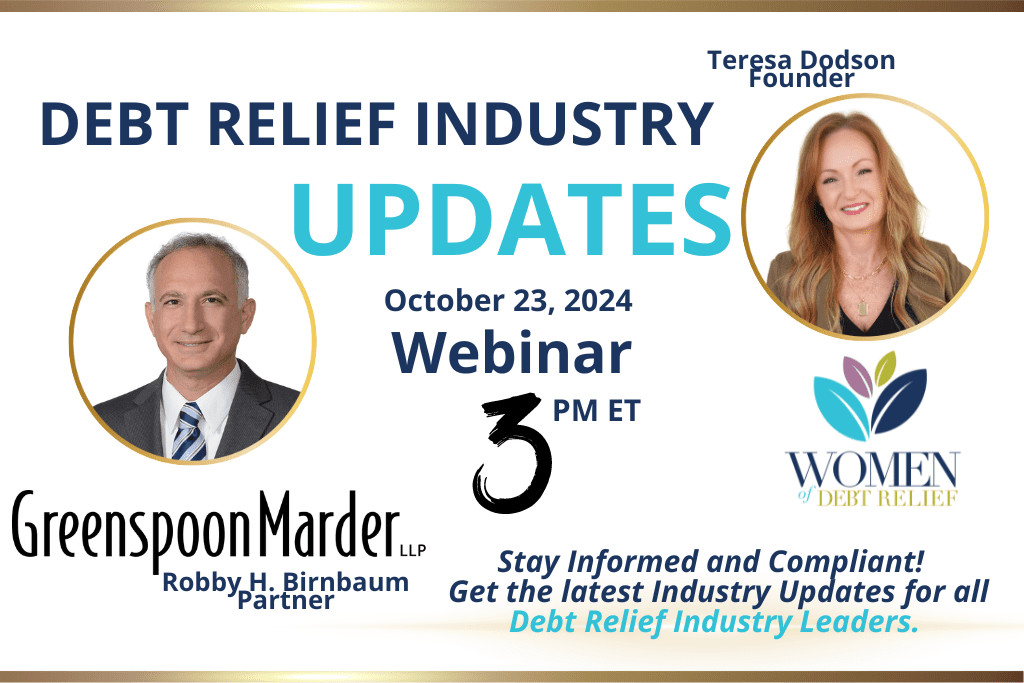 Debt Relief Industry Updates