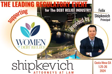 The Leading Regulatory Event for The Debt Relief Industry